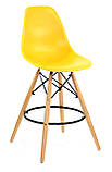 Полубарный стілець Nik Eames, жовтий, фото 2