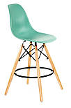 Полубарный стілець Nik Eames, зелений, фото 3