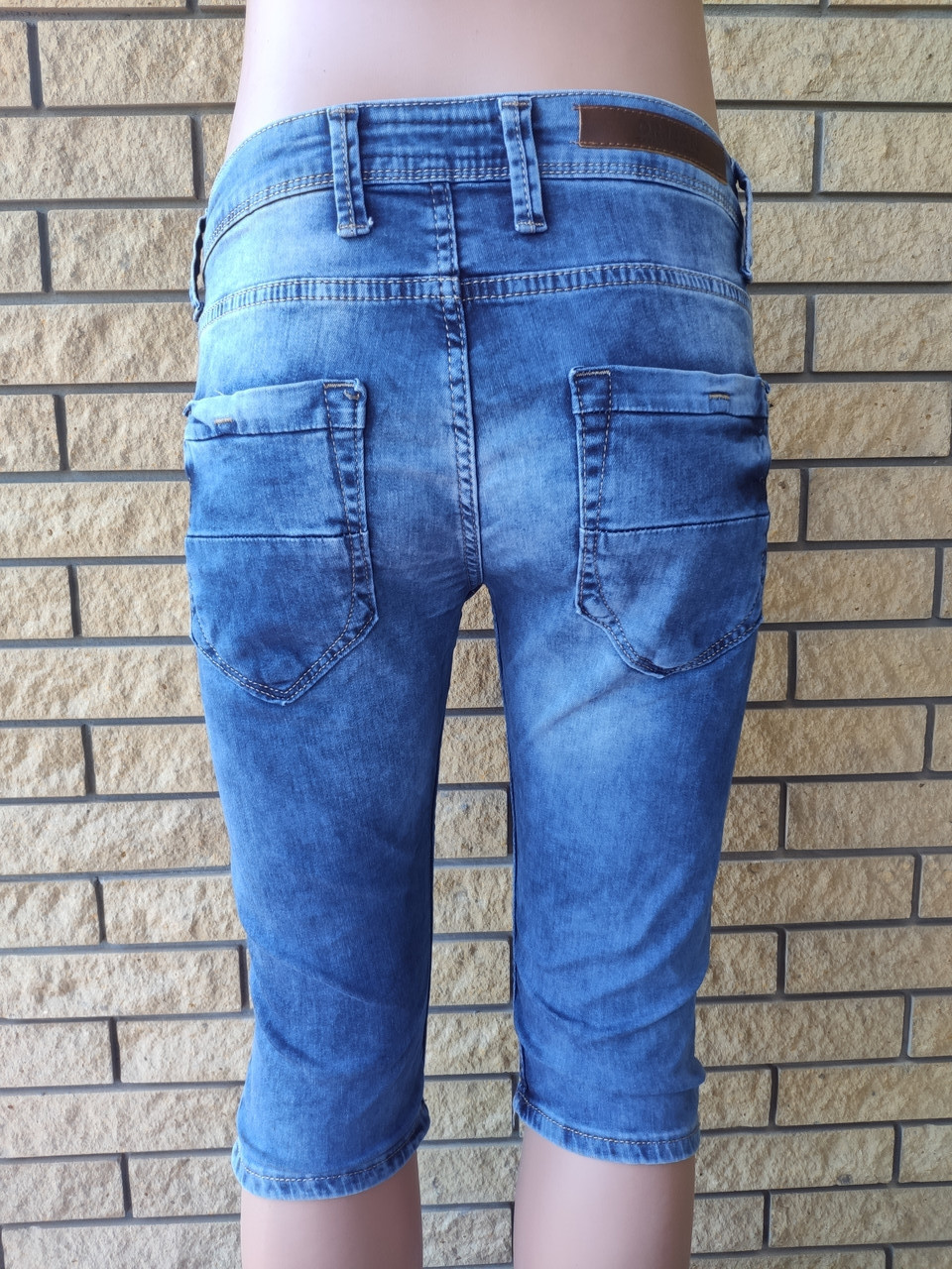 Бриджи унисекс джинсовые стрейчевые, есть большие размеры ORJEAN, Турция - фото 2 - id-p991193370