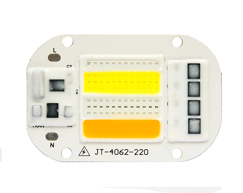 Надяскрава світлодіодна LED-матриця 50 Ватів 220 V ( вбудований драйвер) 62*40mm