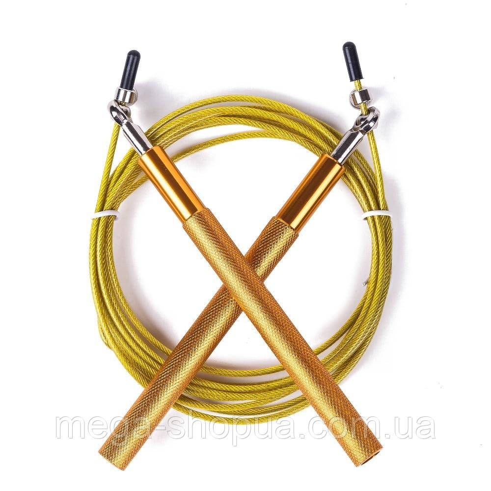 Скакалка скоростная алюминиевая на подшипниках для взрослых и детей ...