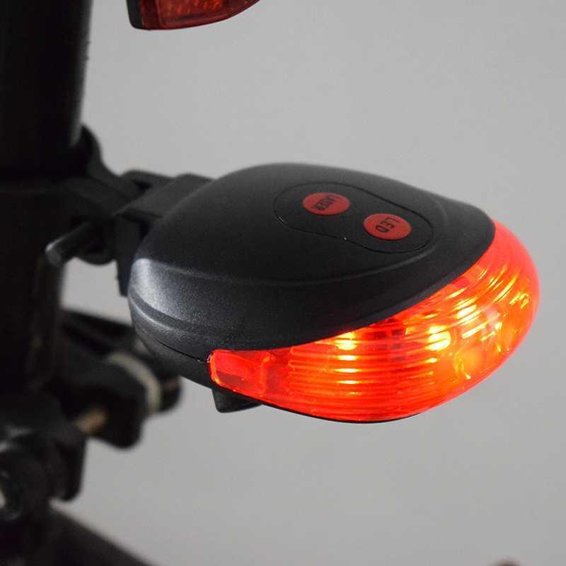Велосипедный задний фонарь с лазером Robesbon мигалка с лазерной дорожкой Cross красный - фото 9 - id-p991311394