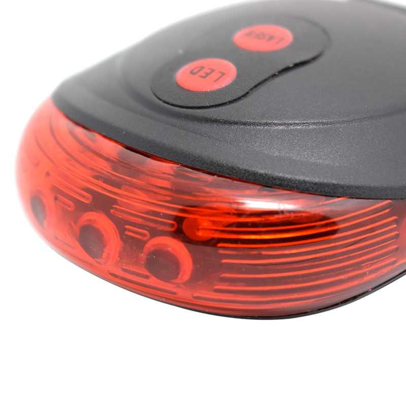 Велосипедный задний фонарь с лазером Robesbon мигалка с лазерной дорожкой Cross красный - фото 7 - id-p991311394