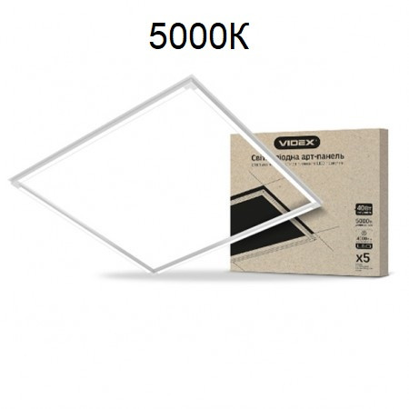 Світлодіодна рамка (арт-панель) VIDEX ART 40W 4000Lm 5000К