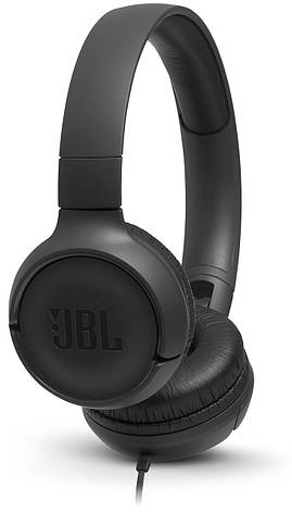 Навушники JBL Tune 500 з мікрофоном Чорний (JBLT500BLK), фото 1