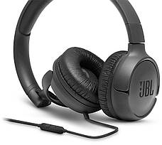 Навушники JBL Tune 500 з мікрофоном Чорний (JBLT500BLK), фото 4