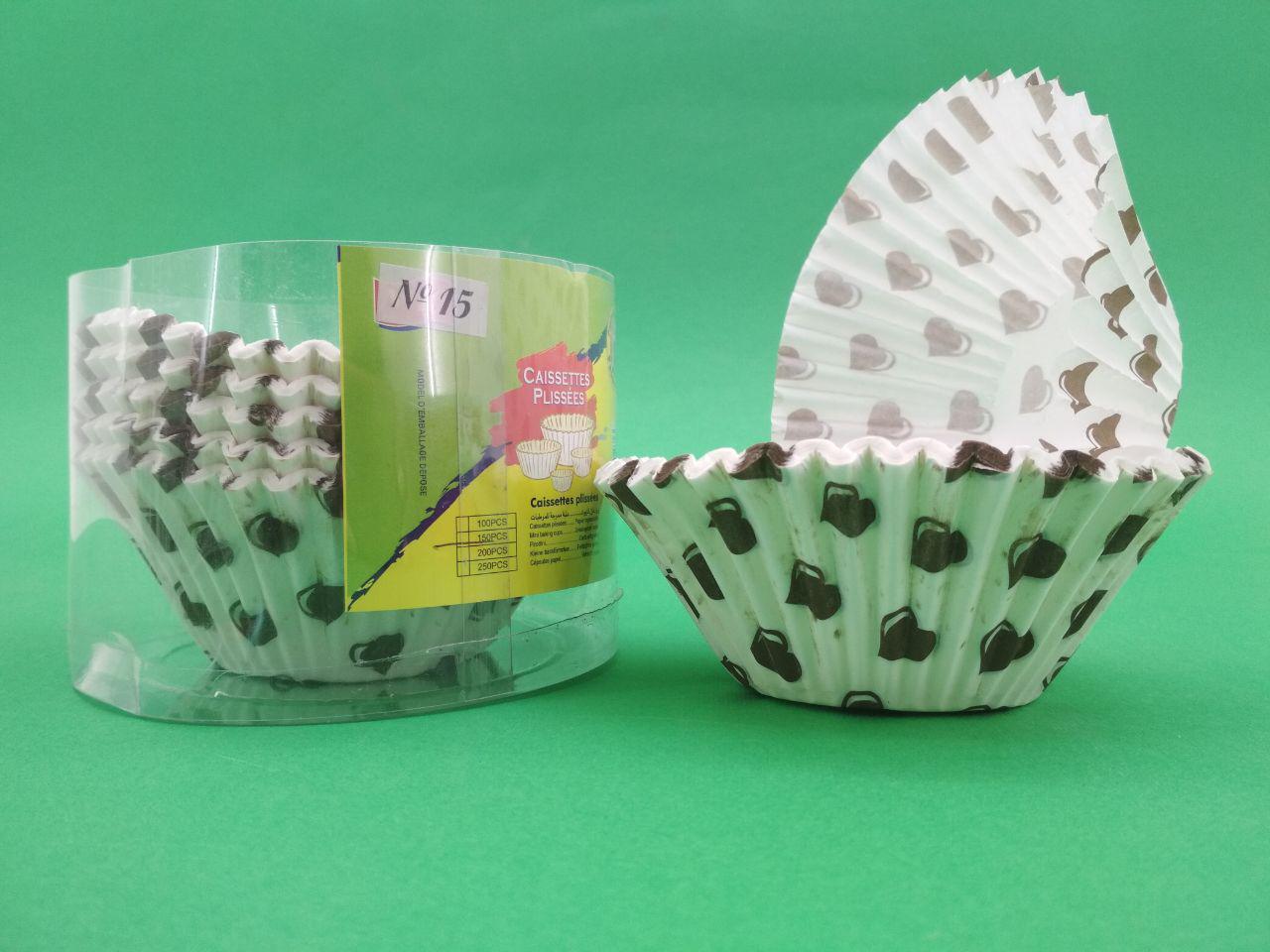 Паперові формочки для випічки кексів (15см) 150шт (1 уп.), фото 1