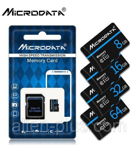 Карта пам'яті MicroData microSDHC Class 10, 16GB