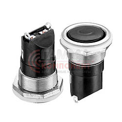 Кнопка нажимна AN 24-K, ON-(OFF), 6A, 250V (20mm)  2 pin Daier  (нормально замкнута на розмикання)