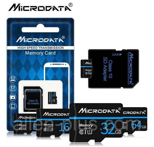 Карта пам'яті MicroData microSDHC Class 10, 32GB
