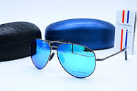 Мужские солнцезащитные очки Авиатор 1008 черн голубые