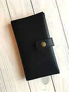 Гаманець жіночий із натуральної шкіри GooseTM G0027 чорний (ручна робота) daymart