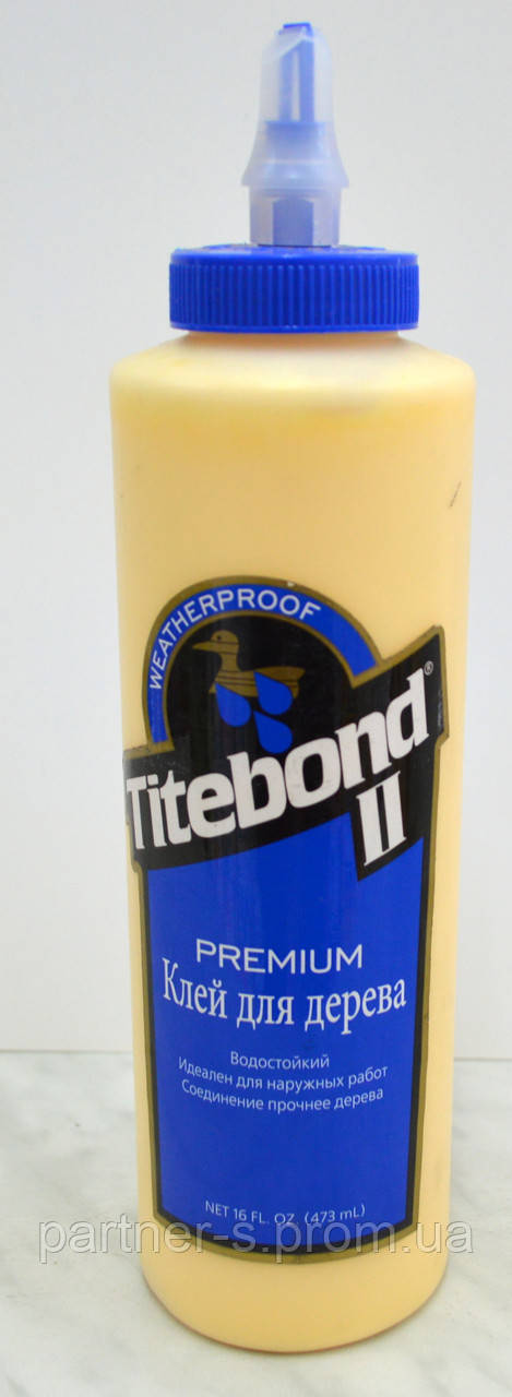 Професійний столярний клей D3 Titebond II Premium (США) (473 мл)