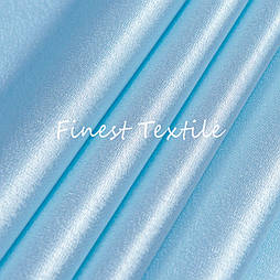 Креп-Сатин Небесно-Блакитний