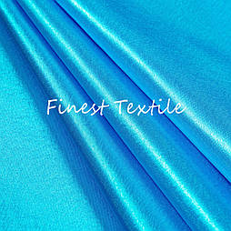 Креп-Сатин Блакитна Бірюза