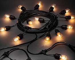 Вулична ретро гірлянда 15м, 30хЕ27 без ламп Белт-Лайт