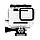 Аквабокс, водонепроникний бокс для екшн камер GoPro Hero 7 White та Silver (код № XTGP520), фото 4