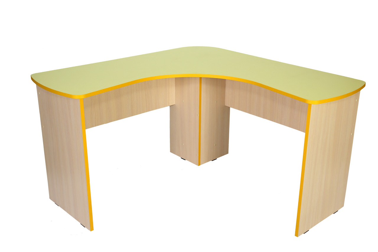 Стол учителя 1300х1300х750мм, Дуб молочный, Жасмин, Лаванда: продажа ...