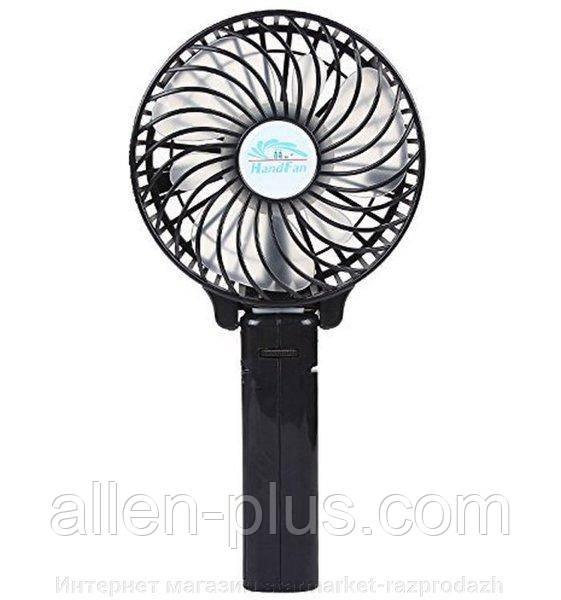 Портативний Вентилятор акумуляторний ручної HANDY MINI FAN, Li-Ion 18650, microUSB (колір випадковий)