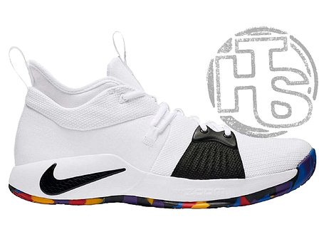 Чоловічі кросівки Nike PG 2 NCAA White/Black-Multicolor AJ5163-100, фото 1