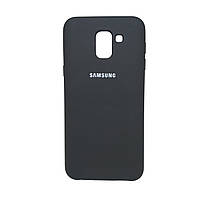 Чехол для Samsung J6 / J600 силиконовый противоударный Silicon Cover Black
