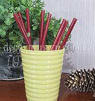 Термоклей 7 мм, з блискітками, червоний 