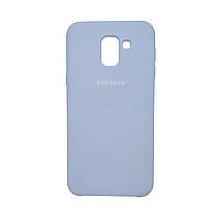 Чехол для Samsung J6 / J600 силиконовый противоударный Silicon Cover Lilac Cream