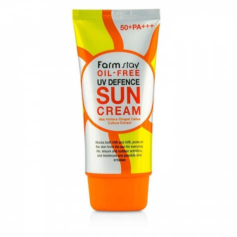 Сонцезахисний знежирений крем FARM STAY Oil Free UV Defence Sun Cream (SPF50+ PA+++), 70ml (386741), фото 1