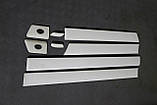 Комплект оригінального середнього молдингу двері Білий Audi 100 A6 C4 91-97г, фото 2