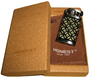 Запальничка Honest 3538 гостре полум'я з чохлом, фото 3