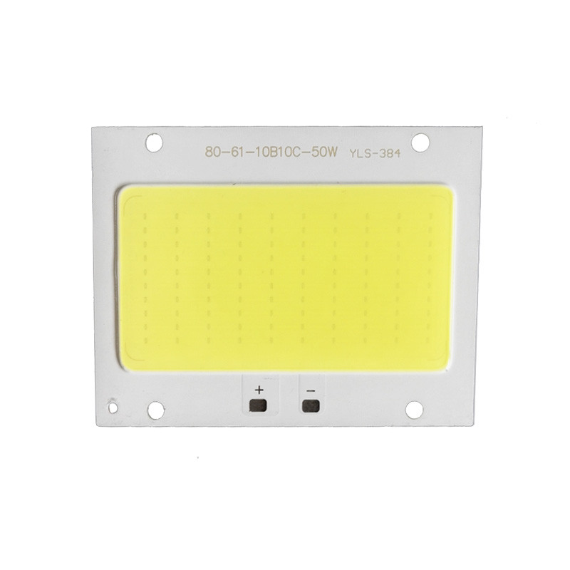 Потужна світлодіодна COB матриця 50 Вват 110 Lm/W 175V 300 mAh 80*61mm