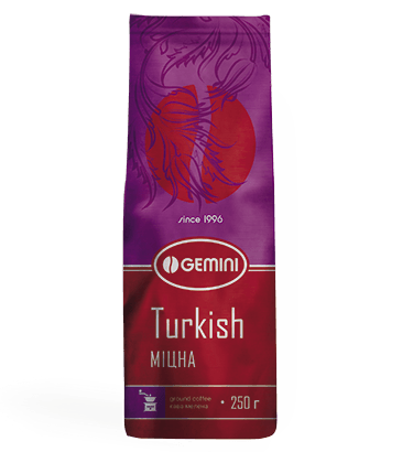 Мелена кава Gemini Turkish 250 грамів Україна