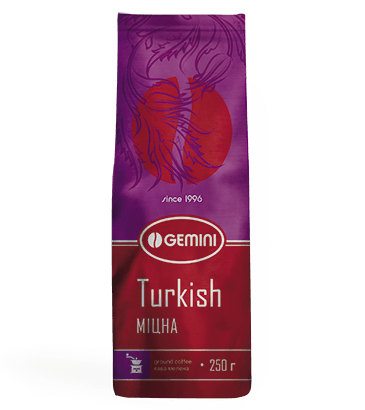 Мелена кава Gemini Turkish 250 грамів Україна, фото 1