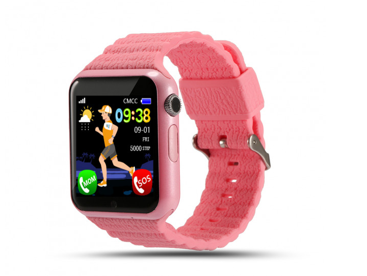 Смарт-годинник Smart Baby Watch GPS V7K Wonlex Рожеві