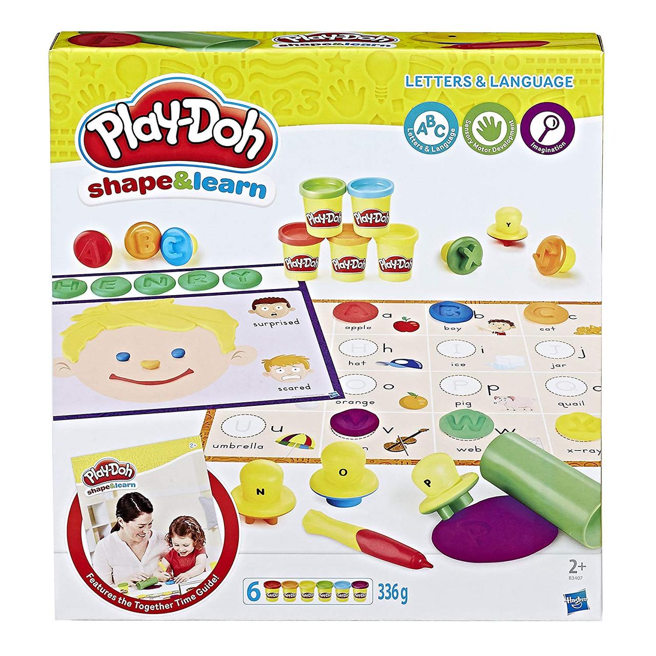 Набір для творчості Плей-До Букви і мови Play-Doh Shape and Learn Letters and Language