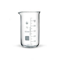 Склянка висока В-1-600 ТС зі шкалою з термостійкого скла (ГОСТ 25336-82)