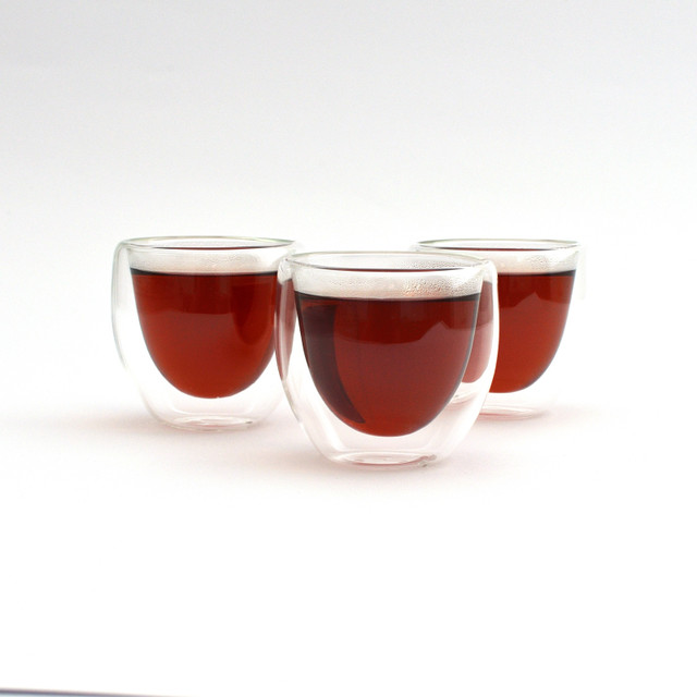 Склянка із скла з подвійними стінками