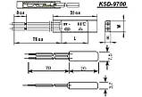 KSD301 80°С NO 10А — відновлювальний термовмикач типу KSD301 (KSD-F01), нормально-відкритий, 250В, LBHL, фото 5