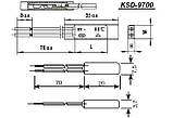 KSD301 110°С NO 10А — самовідновлювальний термовмикач типу KSD301 (KSD-F01), нормально-відкритий, 250В, LBHL, фото 5