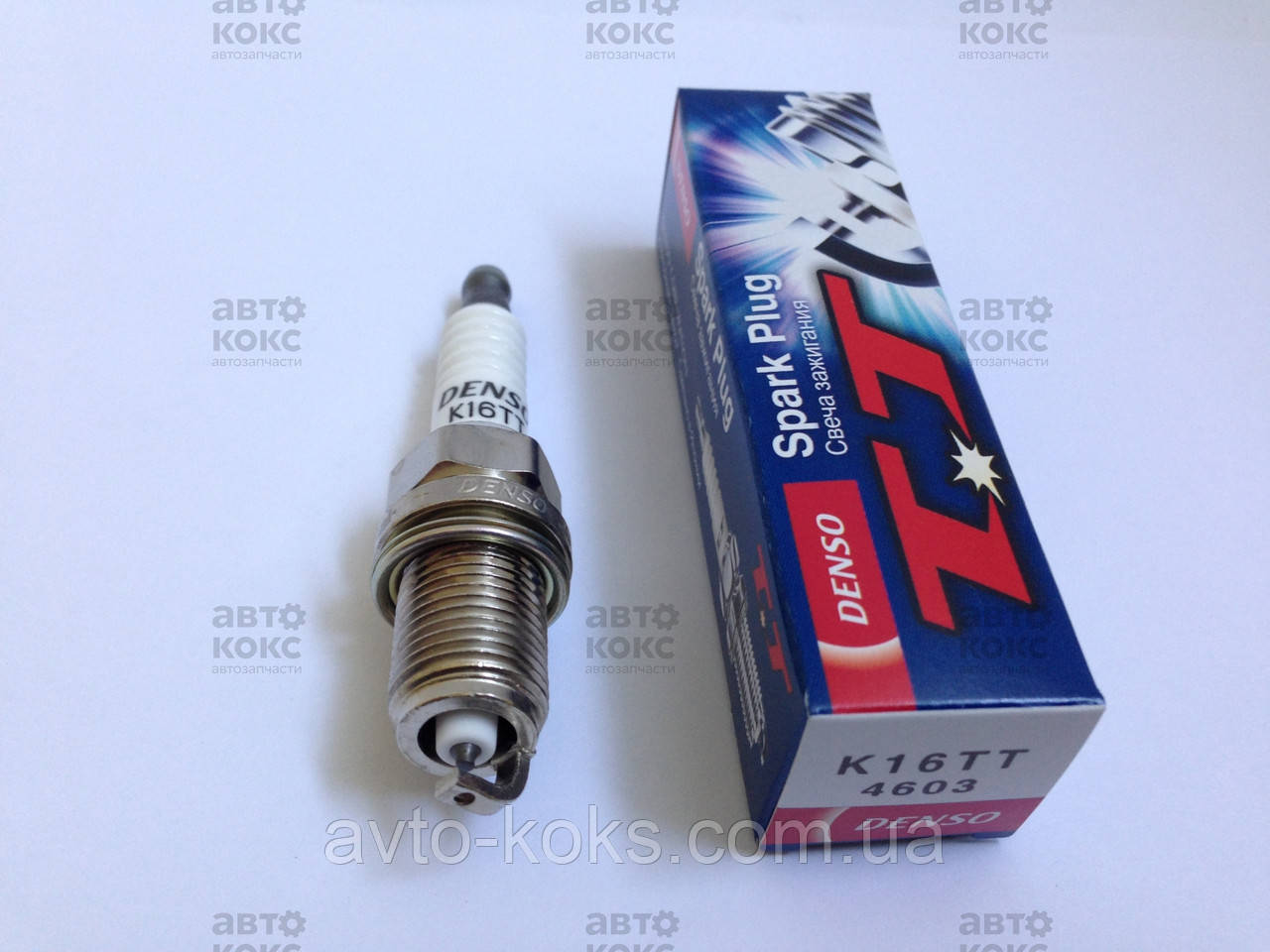 Denso K16TT Свічі запалювання (4шт) Chevrolet Aveo Niva Tacuma Daewoo Tacuma 1.4-1.8, фото 1