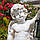 Садова фігура Ангел із ліхтарем + LED 81х39х31 см Гранд Презент ССП12208 Крем, фото 4