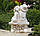 Садова фігура Пара, що цілується на лавочці 63х43х27 см Гранд Презент ССП12211 Крем, фото 4