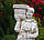 Садова фігура Козак із булавою 98х31х24 см Гранд Презент ССП00045 Крем, фото 2