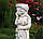 Садова фігура Козак із булавою 98х31х24 см Гранд Презент ССП00045 Крем, фото 4