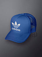 Спортивная кепка Adidas, Адидас, тракер, летняя кепка, унисекс, синего цвета