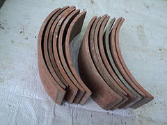 53-3502106 Накладки торозні короткі задні