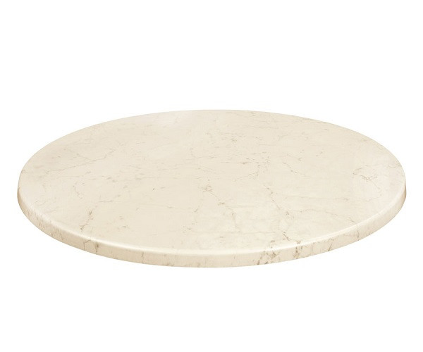 Стільниця кругла Topalit d80 см White Marmor 0070