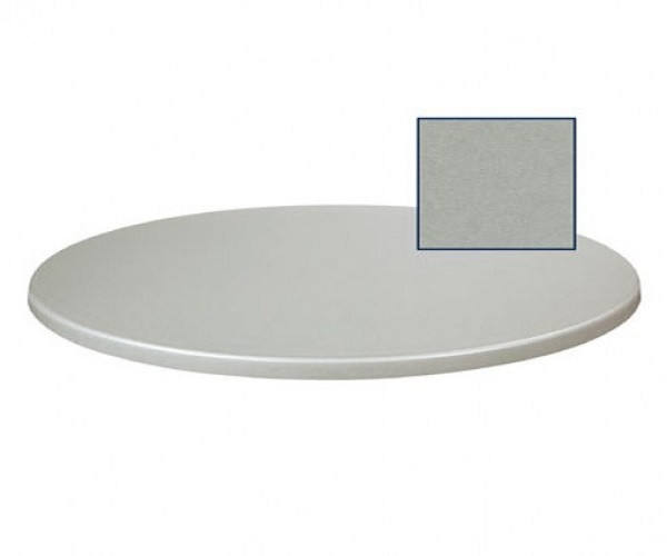 Стільниця кругла Topalit d70 см Brushed Silver 0107
