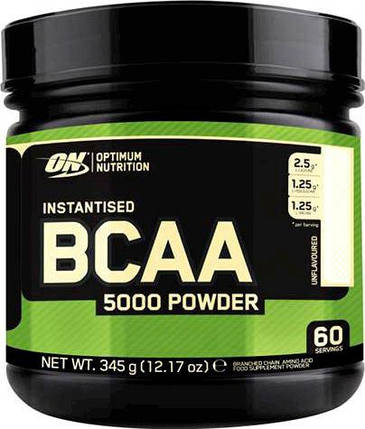 Бцаа Optimum Nutrition BCAA 5000 Powder 40 порц., фото 1