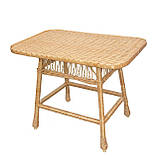 Стіл плетений з лози.Стіл з лози плетінь, фото 3